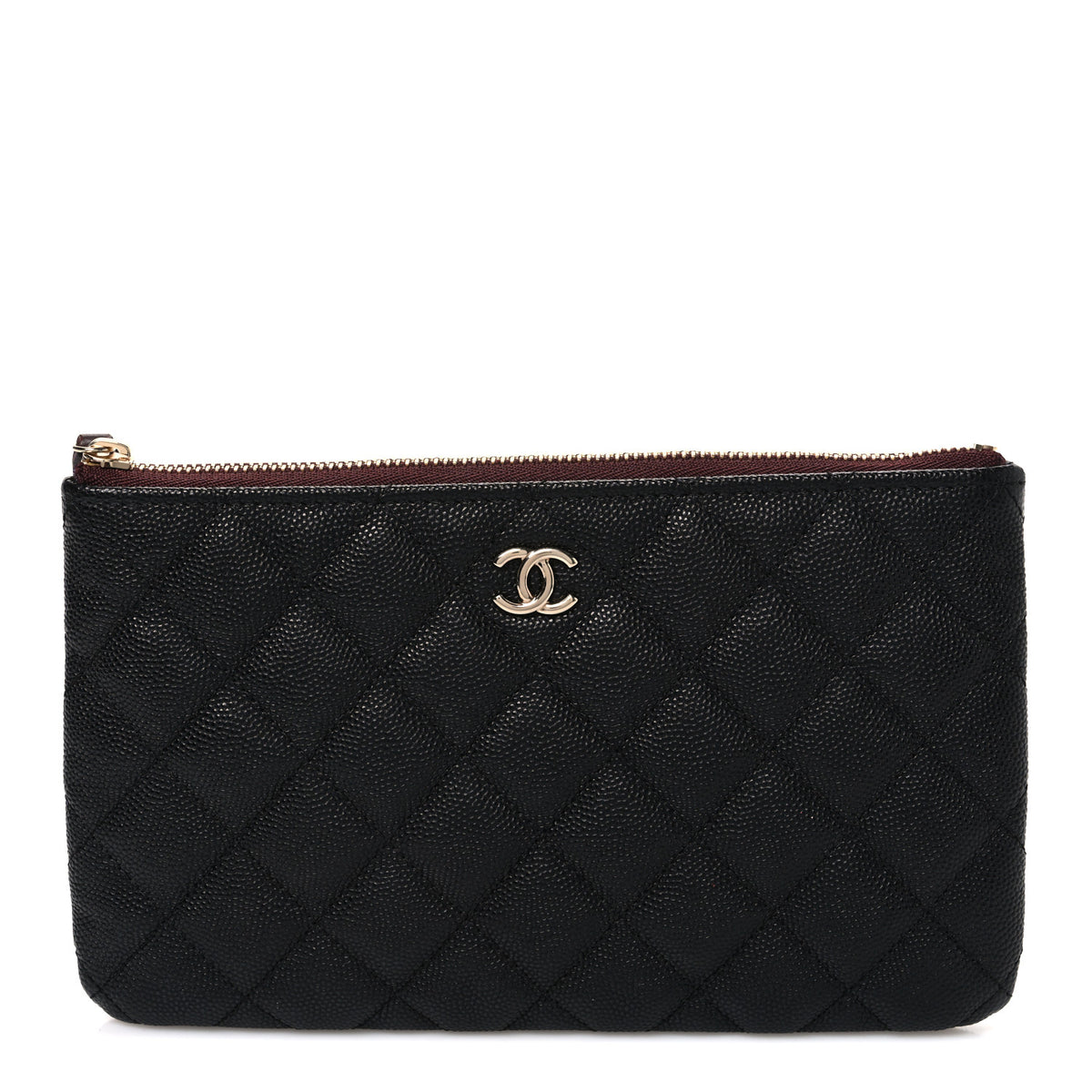 Chanel Caviar Quilted Cosmetic Case Black 1 of 8