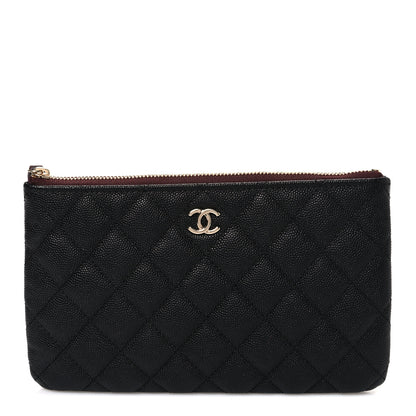 Chanel Caviar Quilted Cosmetic Case Black 1 of 8