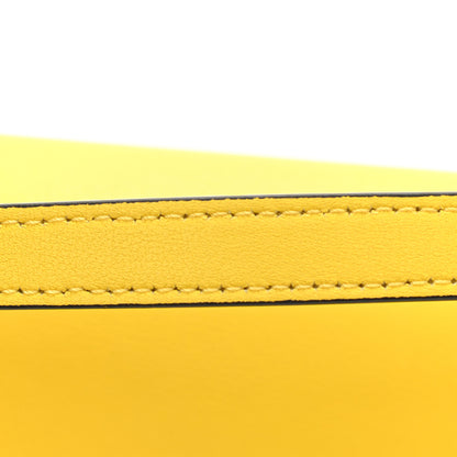 Valentino Garavani Calfskin Vlogo Loco Shoulder Bag Bright Lemon 13 of 14