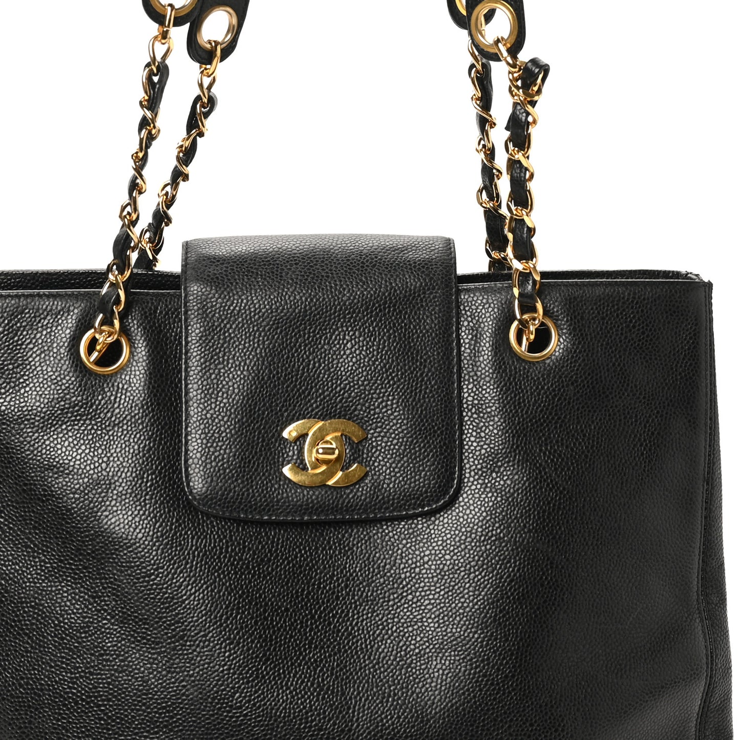 Caviar CC Shopper Tote Black