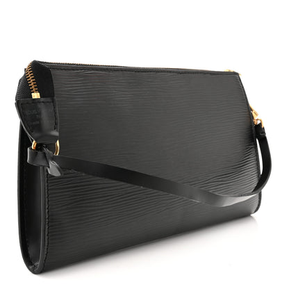 Louis Vuitton Epi Pochette Accessories 24 Black 3 of 10