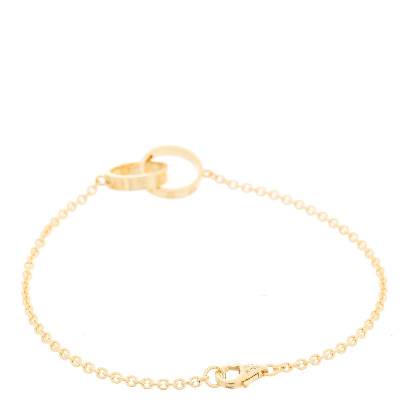 18K Yellow Gold Interlocking LOVE Bracelet