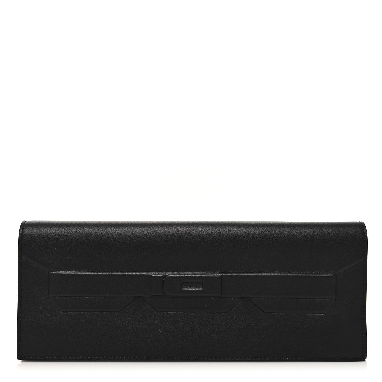 Hermes Swift Shadow Clutch 29 Black 1 of 12