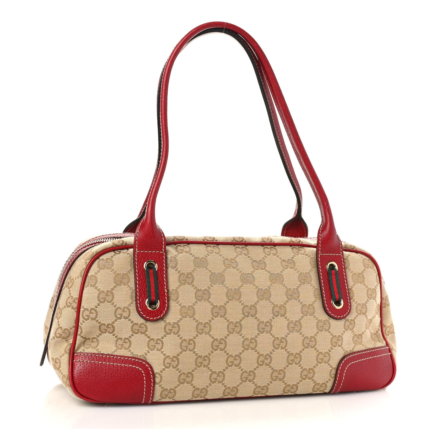 Monogram Small Princy Satchel Red