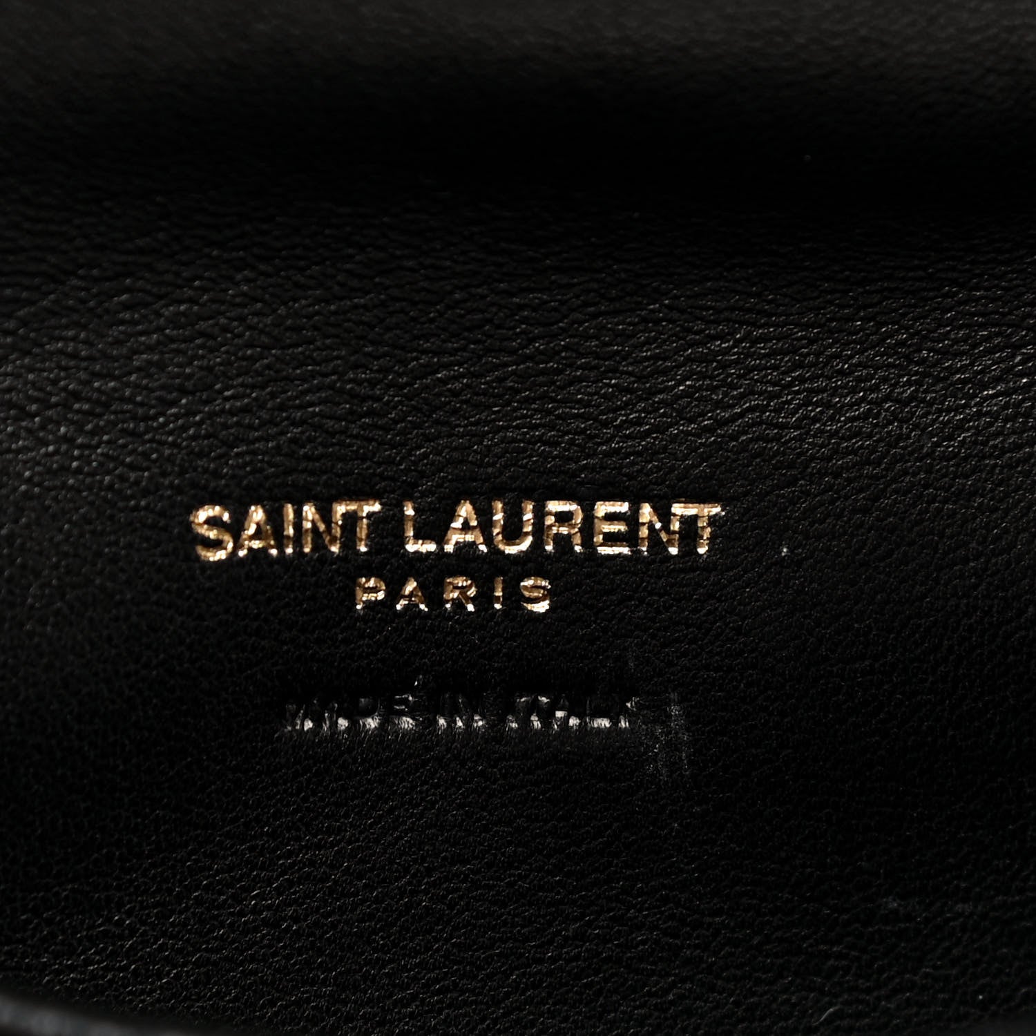 Saint Laurent Lambskin Monogram Loulou Puffer Pouch Clutch Black 5 of 11