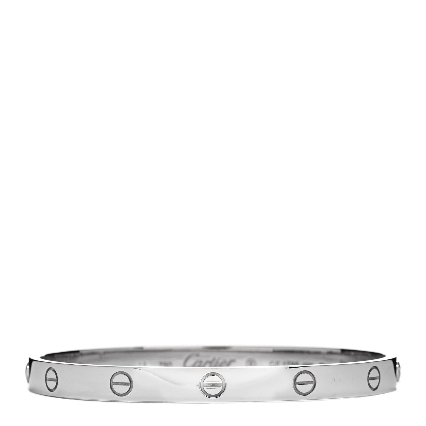 18K White Gold LOVE Bracelet 19