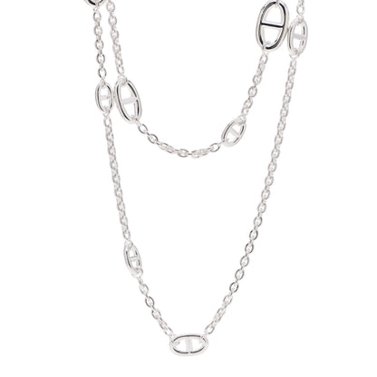 Hermes Sterling Silver Farandole Necklace 120 1 of 5