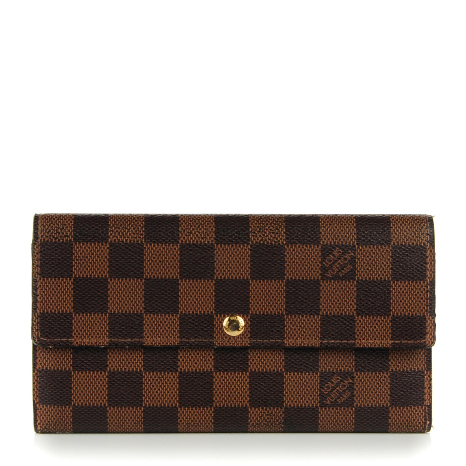 Louis Vuitton Damier Ebene Sarah Wallet 1 of 7