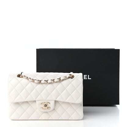 Chanel Caviar Quilted Small Double Flap White 11 of 11