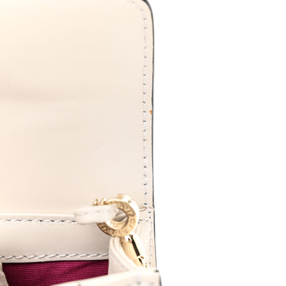 Bulgari Calfskin Serpenti Forever Shoulder Bag White 10 of 12