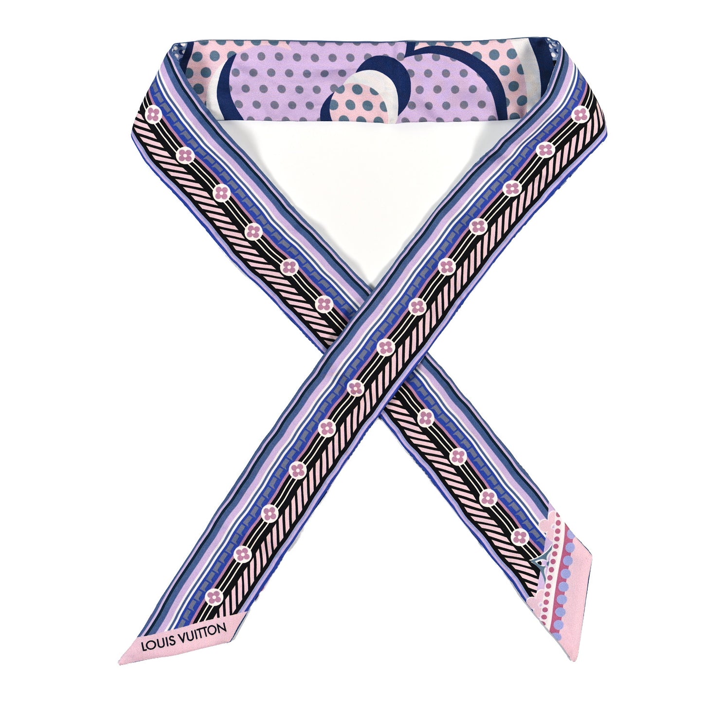 Silk Pop Monogram BB Bandeau Bleuet