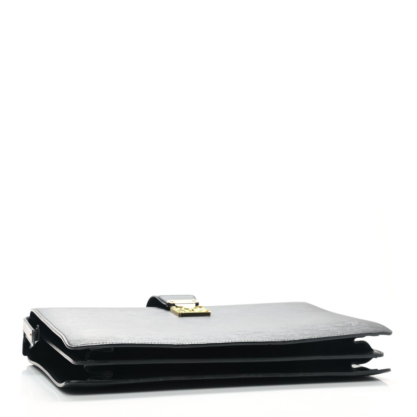 Epi Serviette Fermoir Briefcase Black