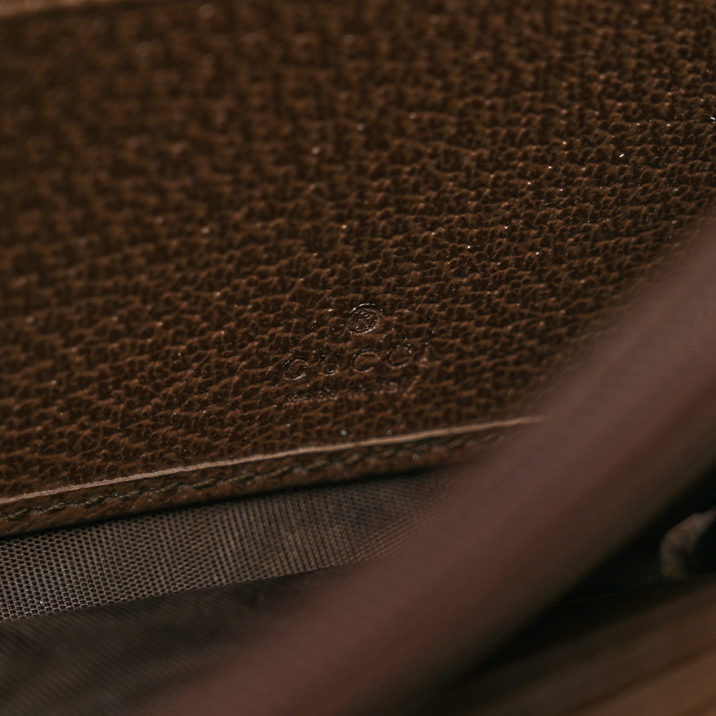 GG Supreme Monogram Web Ophidia Continental Wallet Brown