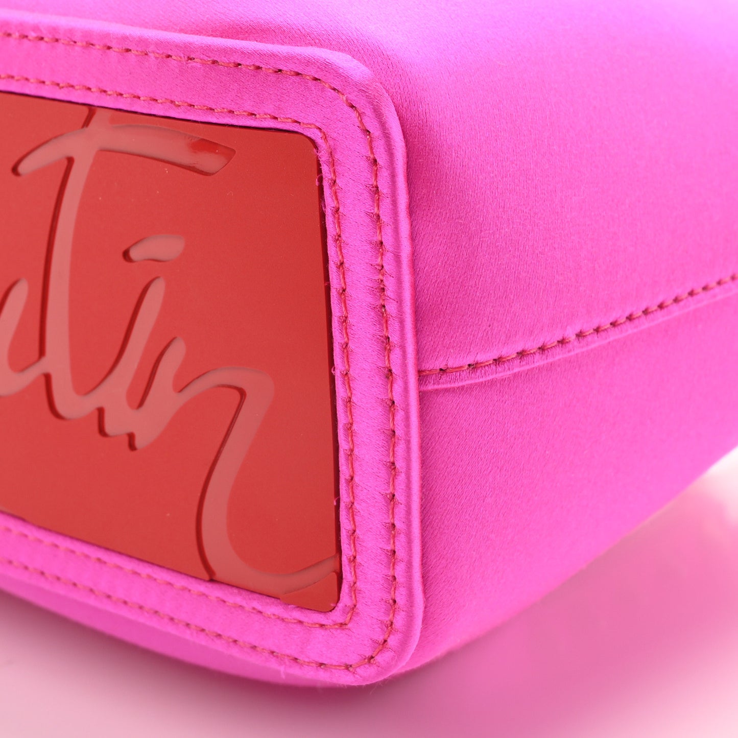 Satin Spiked Mini Cabarock Shopper Holly Pink