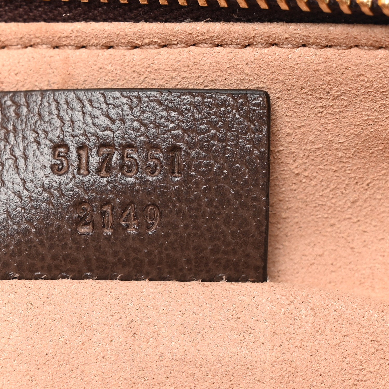 Gucci GG Supreme Monogram Large Ophidia Pouch Clutch Brown 7 of 7