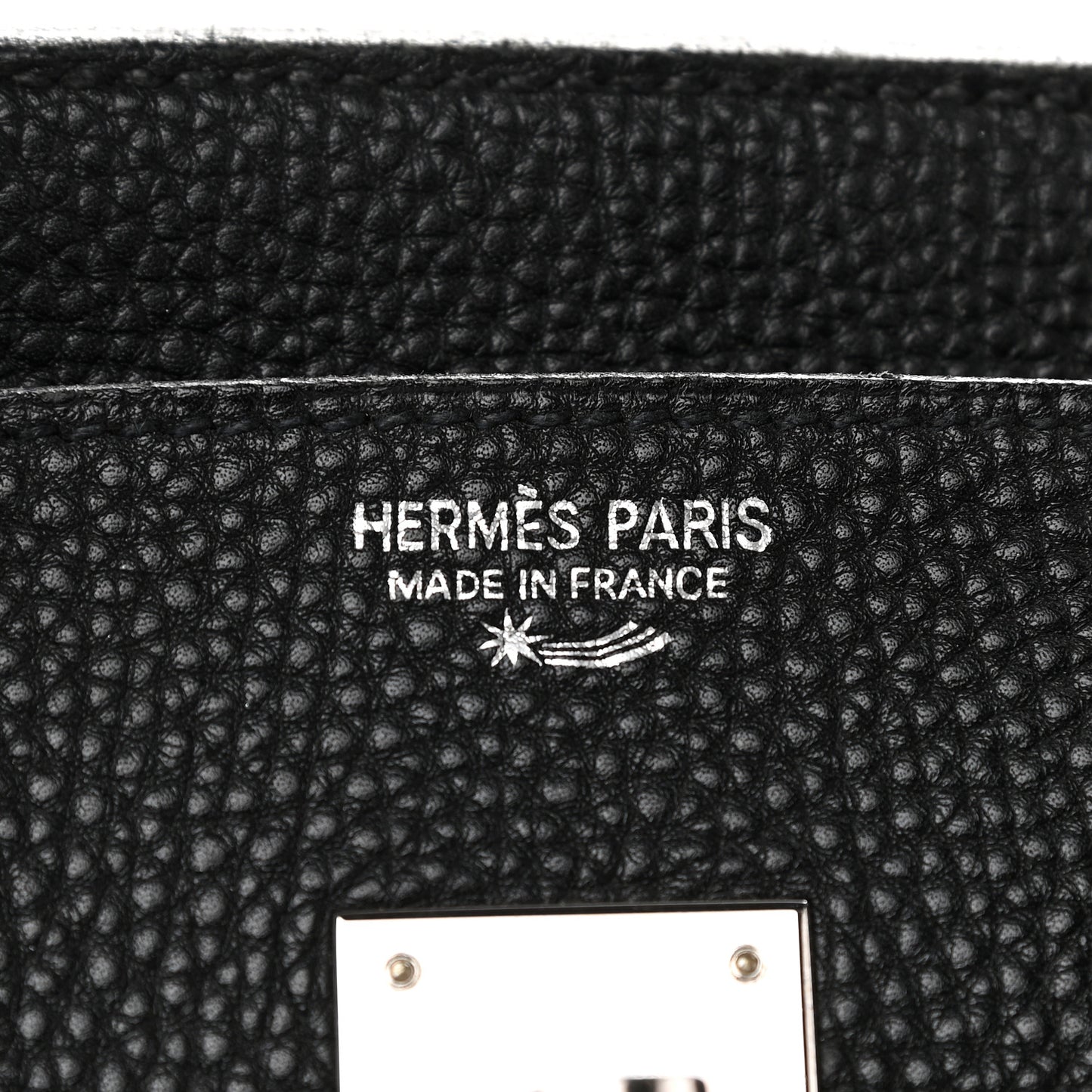 Taurillon Clemence Birkin 35 Black