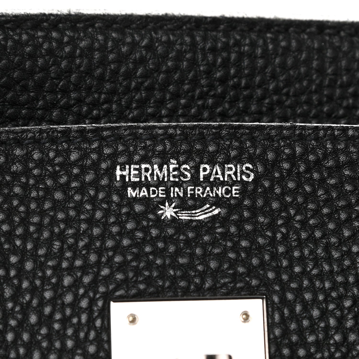 Hermes Taurillon Clemence Birkin 35 Black 6 of 11