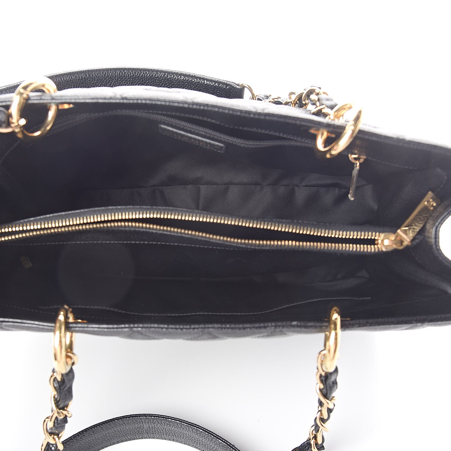 Chanel Caviar Quilted Grand Shopping Tote GST Black 5 of 10