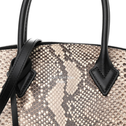 Louis Vuitton Snakeskin Soft Lockit PM Black 8 of 10