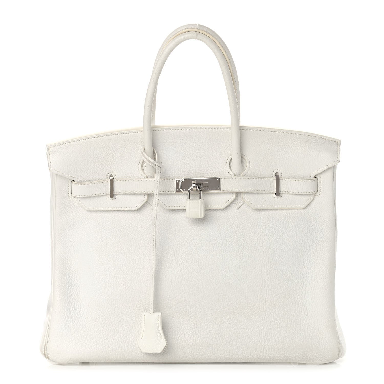 Hermes Taurillon Clemence Birkin 35 White 1 of 21