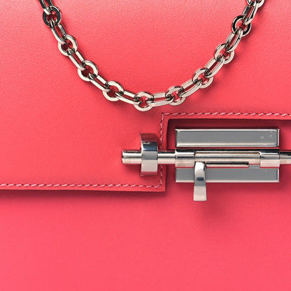 Hermes Tadelakt Mini Verrou Chaine Bag Rose Lipstick 7 of 9