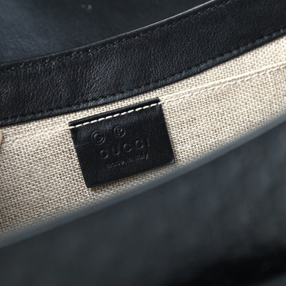 Gucci Microguccissima Medium Emily Chain Shoulder Bag Black 8 of 9