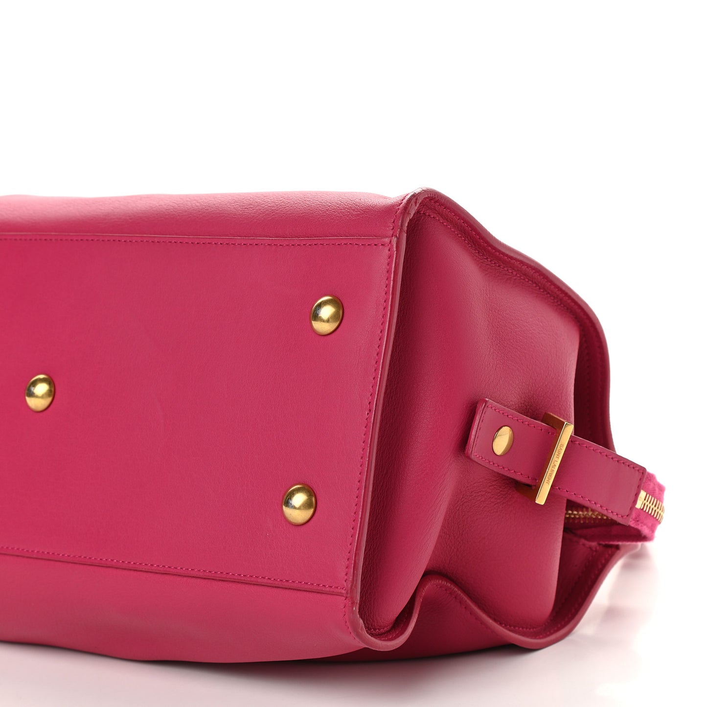 Calfskin Small Classic Y Cabas Fuchsia