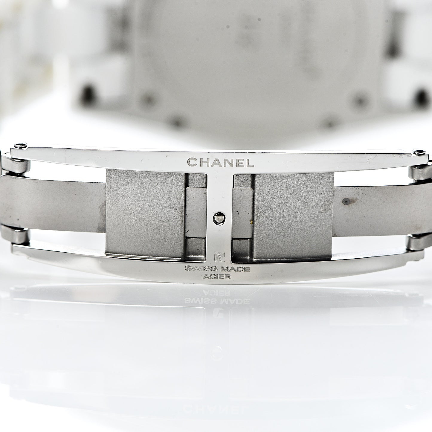 Stainless Steel Ceramic Diamond Dial 38mm J12 Automatic Watch White