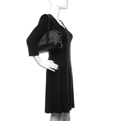 Gucci Monogram Carry On Duffle Bag Black 2 of 16