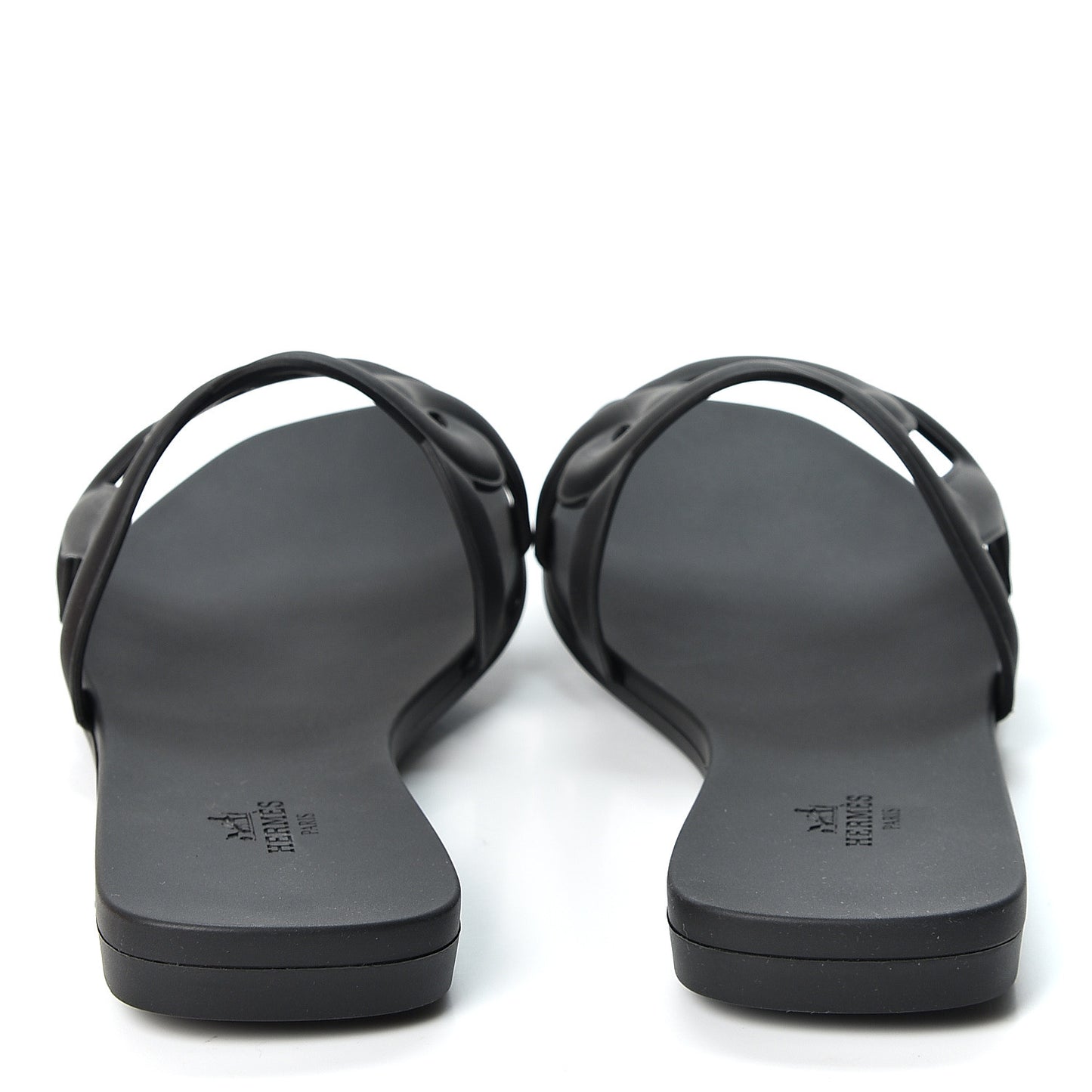 Rubber Aloha Sandals 37 Black