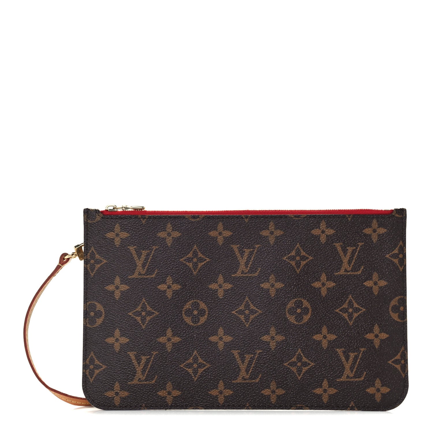 Louis Vuitton Monogram Neverfull MM GM Pochette Cherry 1 of 9