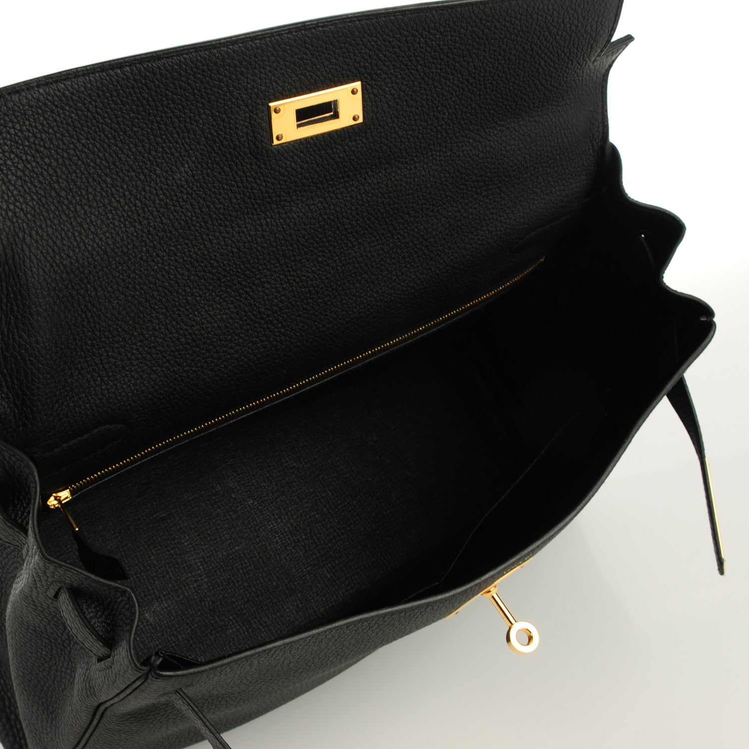 Hermes Togo Kelly Retourne 32 Black 10 of 19