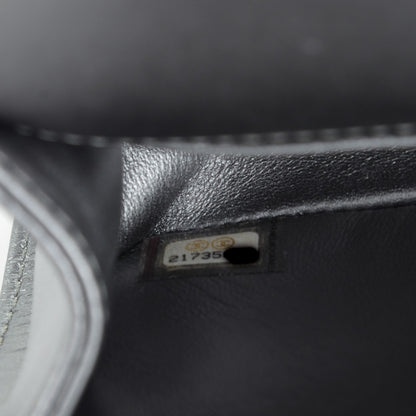Chanel Galuchat Stingray Small Boy Flap Silver 7 of 7