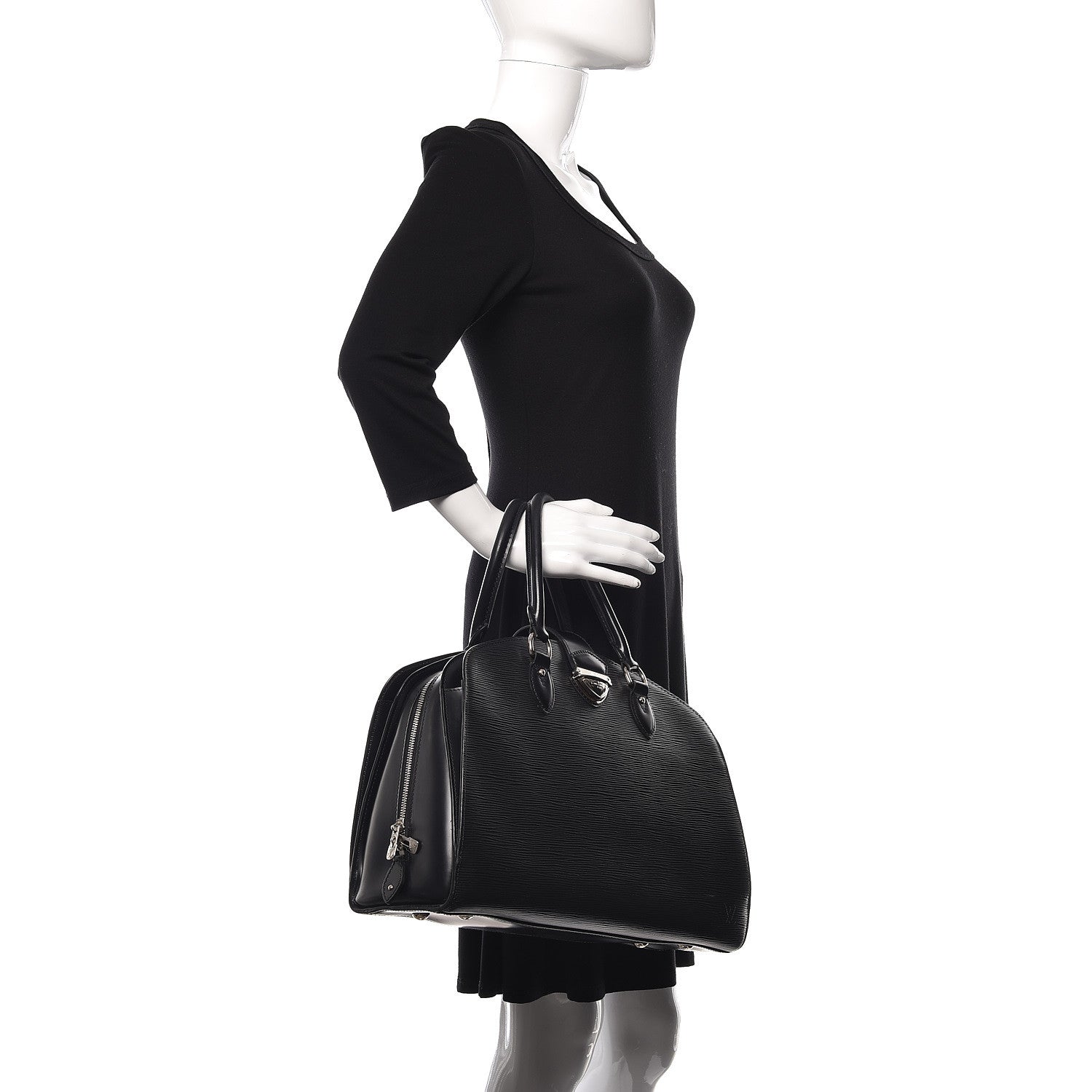 Louis Vuitton Epi Pont-Neuf GM Black 2 of 11