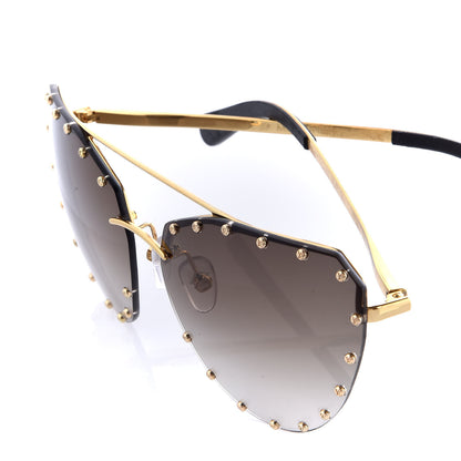 Louis Vuitton The Party Gradient Sunglasses Z0984E Brown 7 of 9