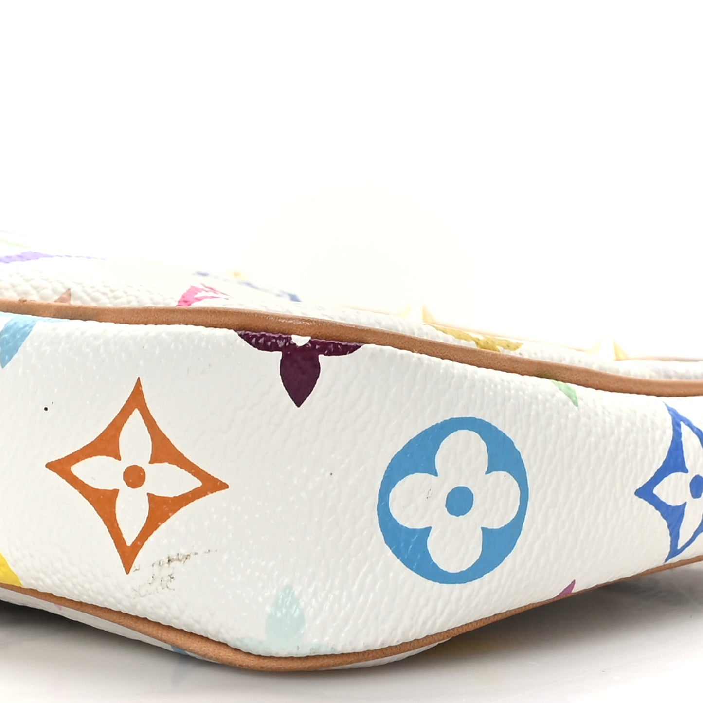 Monogram Multicolor Pochette Accessories White