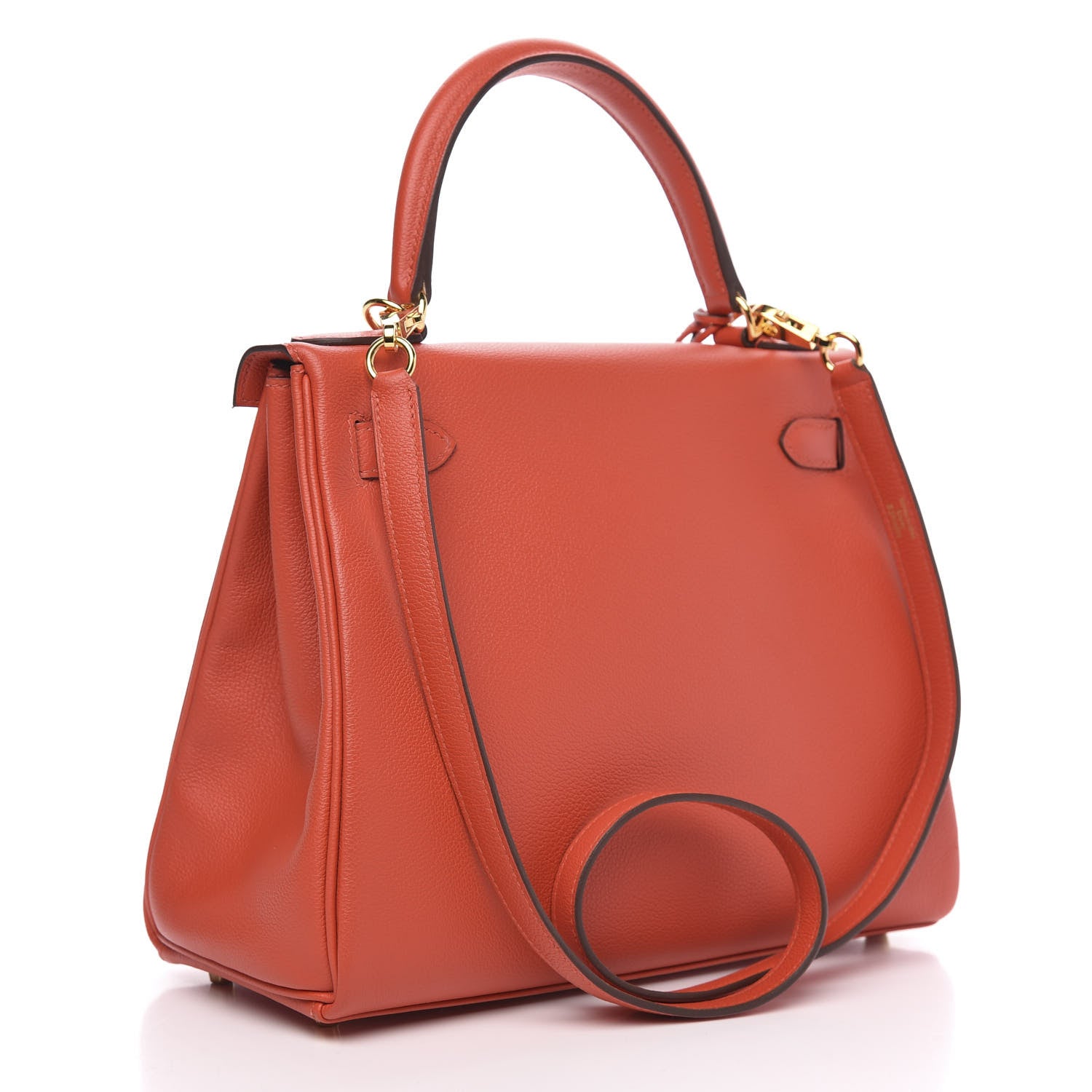 Hermes Taurillon Novillo Verso Kelly Retourne 28 Capucine 3 of 10