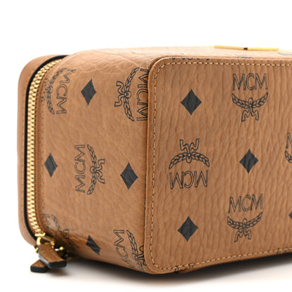 MCM Visetos Rockstar Vanity Case Cognac 8 of 12