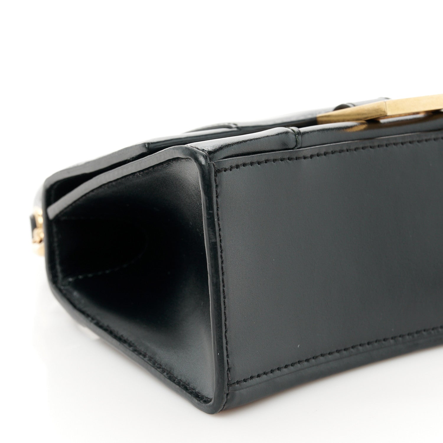 Balenciaga Shiny Box Calfskin Hourglass Top Handle Bag XS Black 9 of 10