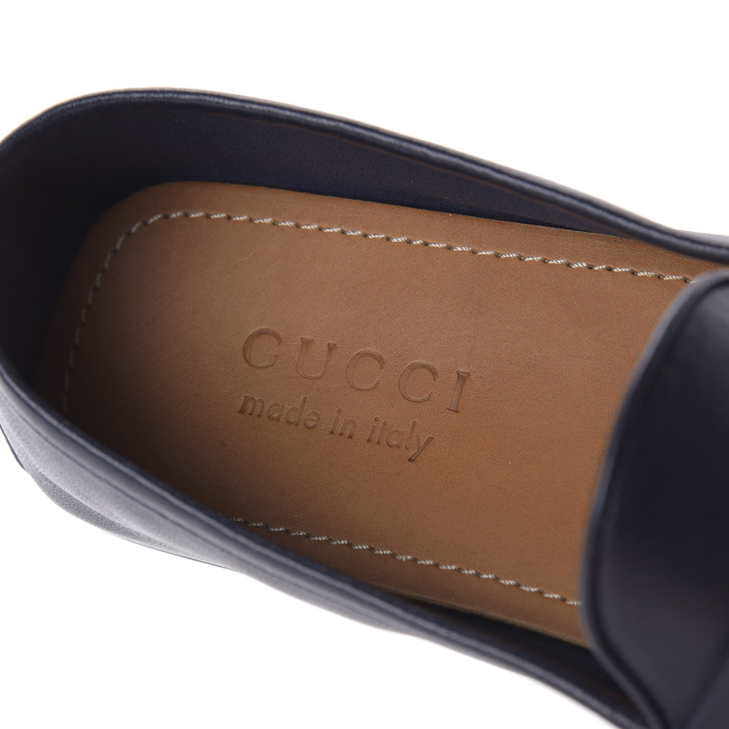 Gucci Nappa Web Mens Kanye Driver Loafers 7.5 Blue 7 of 9