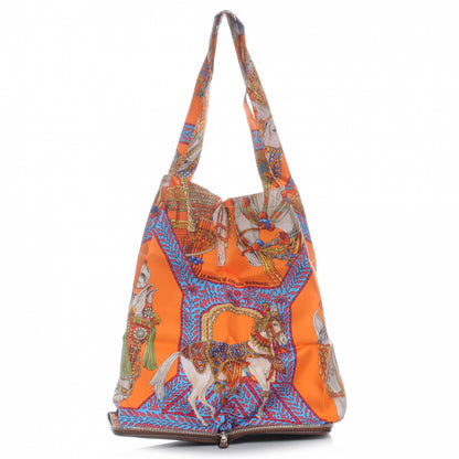 Hermes Silky Pop La Danse du Cheval Marwari Shopper Tote 1 of 10