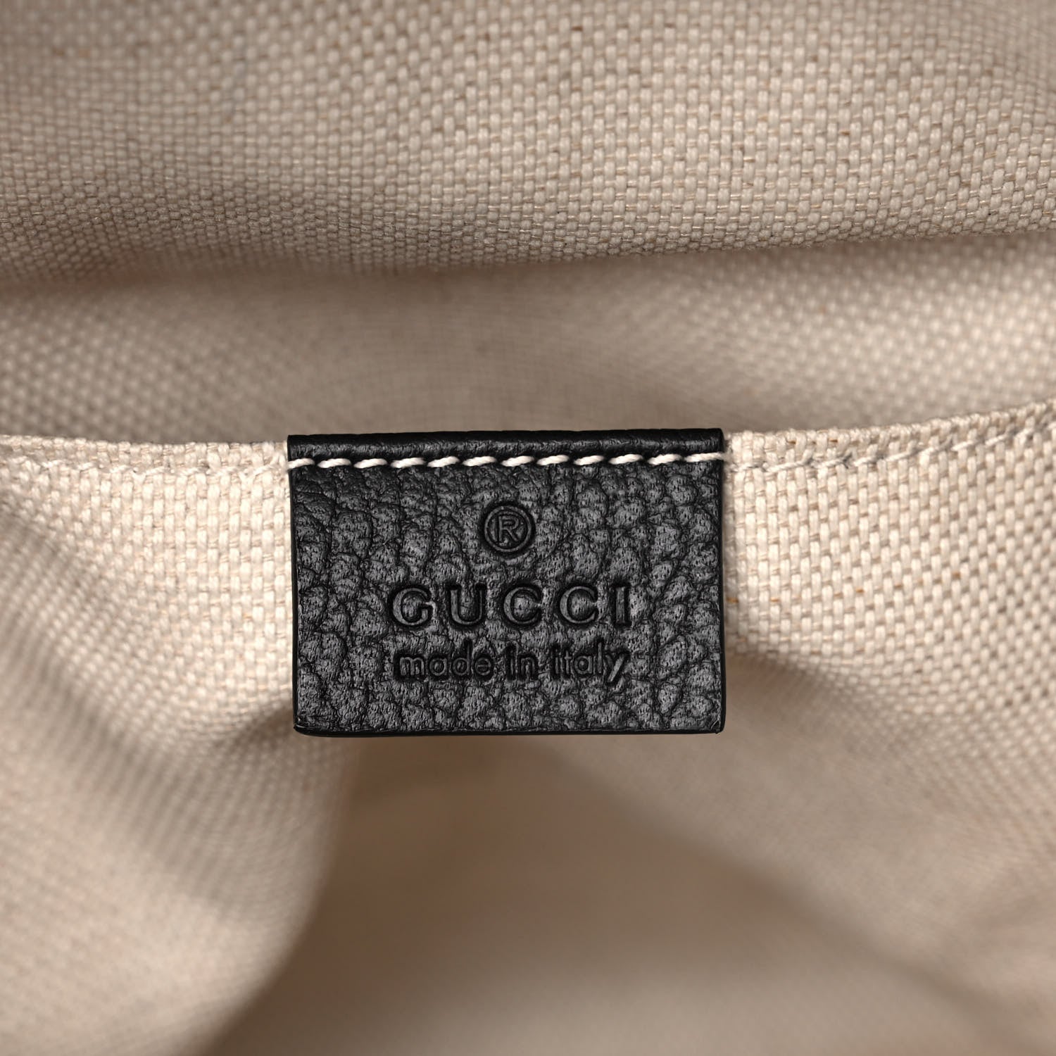 Gucci Pebbled Calfskin Soho Chain Backpack Black 8 of 13