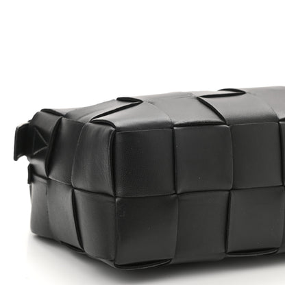 Bottega Veneta Lambskin Maxi Intrecciato Brick Cassette Bag Black 8 of 10