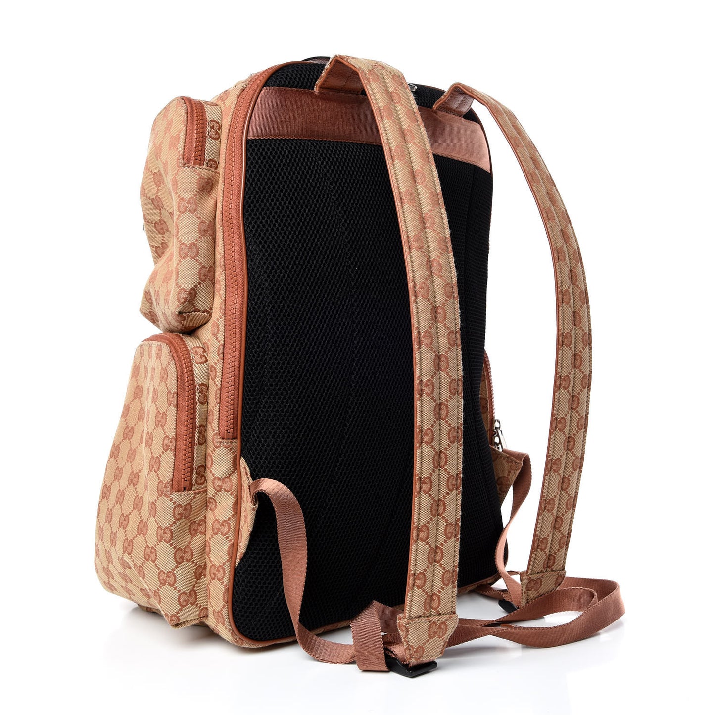 X MLB GG Monogram LA Dodgers Large Backpack Beige Ruggine Ivory