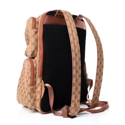 Gucci X MLB GG Monogram LA Dodgers Large Backpack Beige Ruggine Ivory 3 of 11