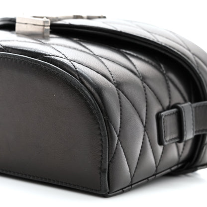 Saint Laurent Lambskin Quilted Monogram June Box Bag Black 10 of 10