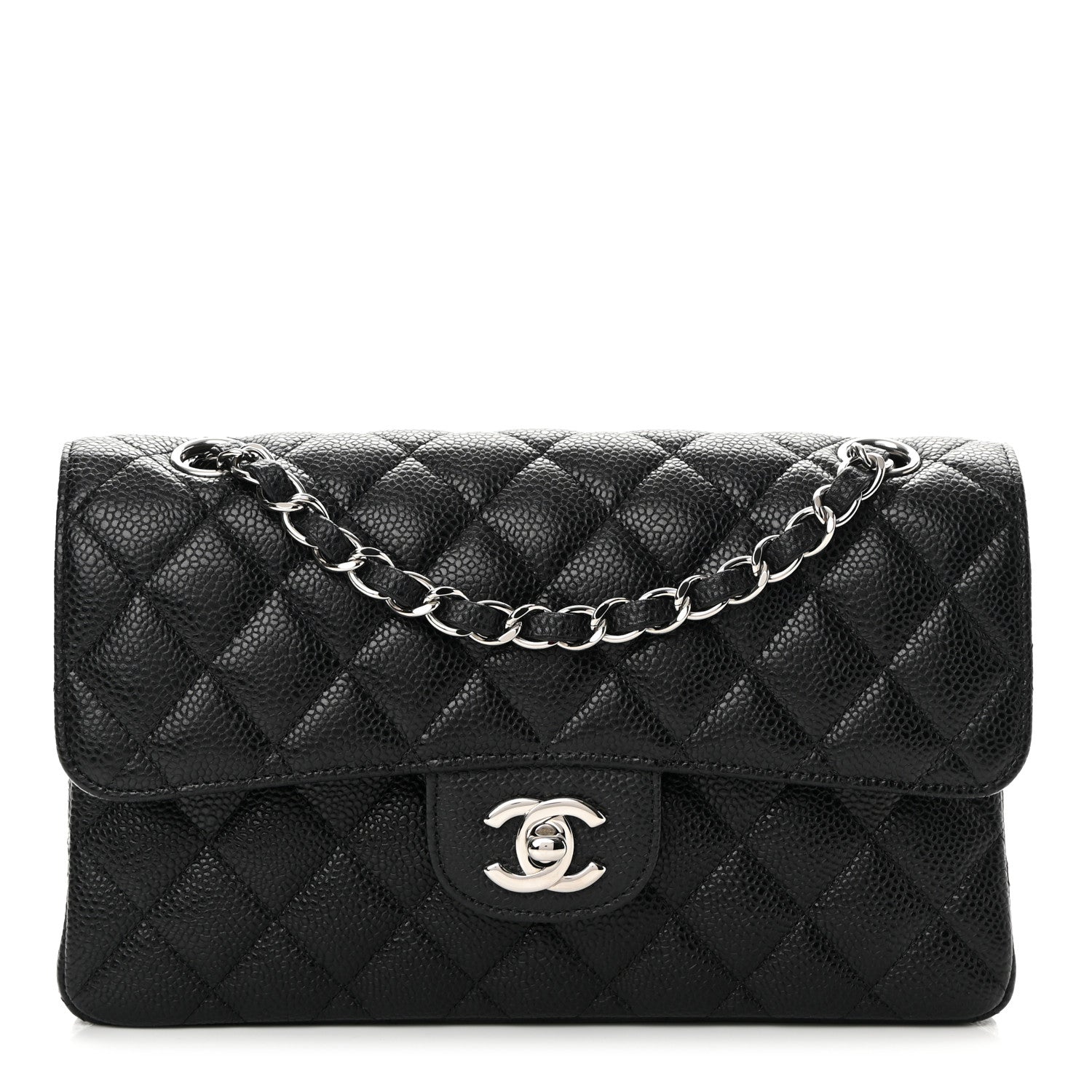 Chanel Caviar Quilted Small Double Flap Black 1 of 13