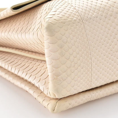 Celine Python Blade Flap Beige 10 of 15