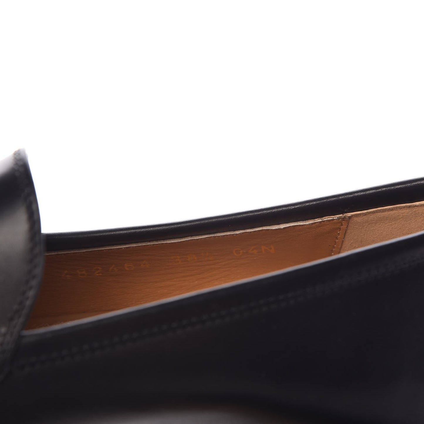Calfskin Womens Jordaan Loafers 38.5 Black