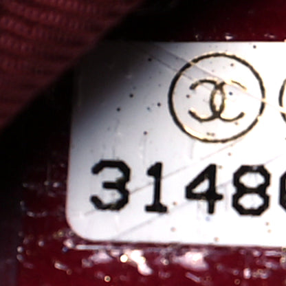 Chanel Velvet Pouch Burgundy 8 of 11